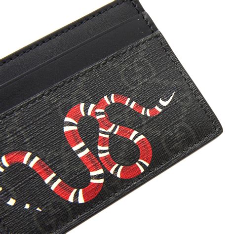 card holder gucci snake|card holder money clip gucci.